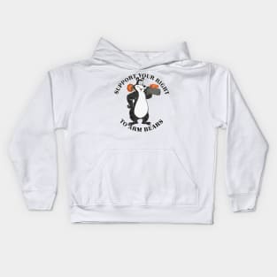 Support Your Right To Arm Bears Kids Hoodie